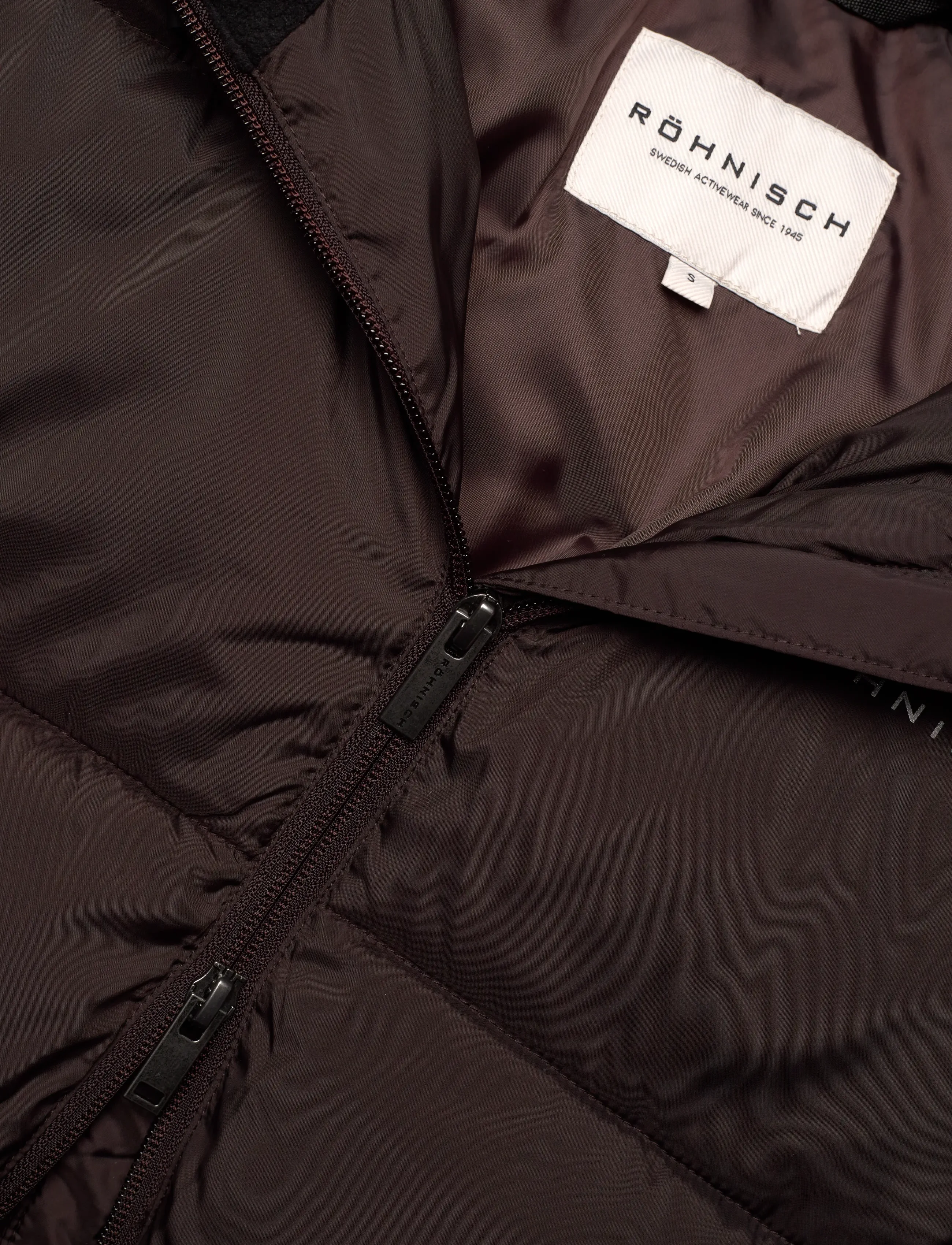 Röhnisch - Pebble Hood Coat - daunenjacken - dark brown - 4
