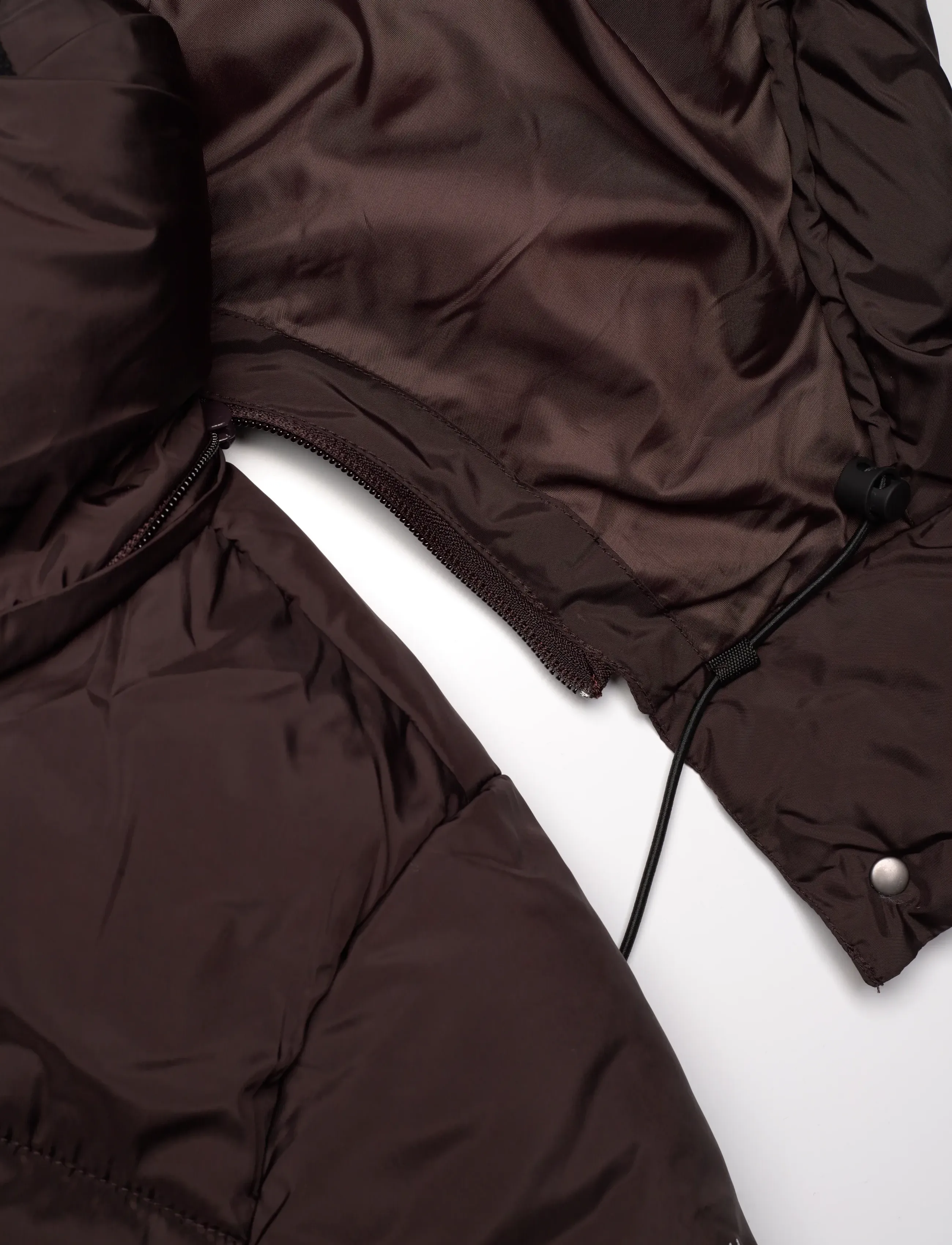 Röhnisch - Pebble Hood Coat - daunenjacken - dark brown - 5