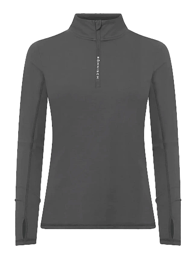 Röhnisch Layering Half Zip - Kleidung - DARK SHADOW / black