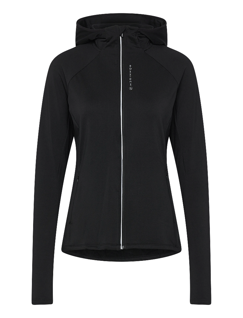 Röhnisch - Insulate Thermo Hood Fullzip - kapuutsiga dressipluusid - black - 1