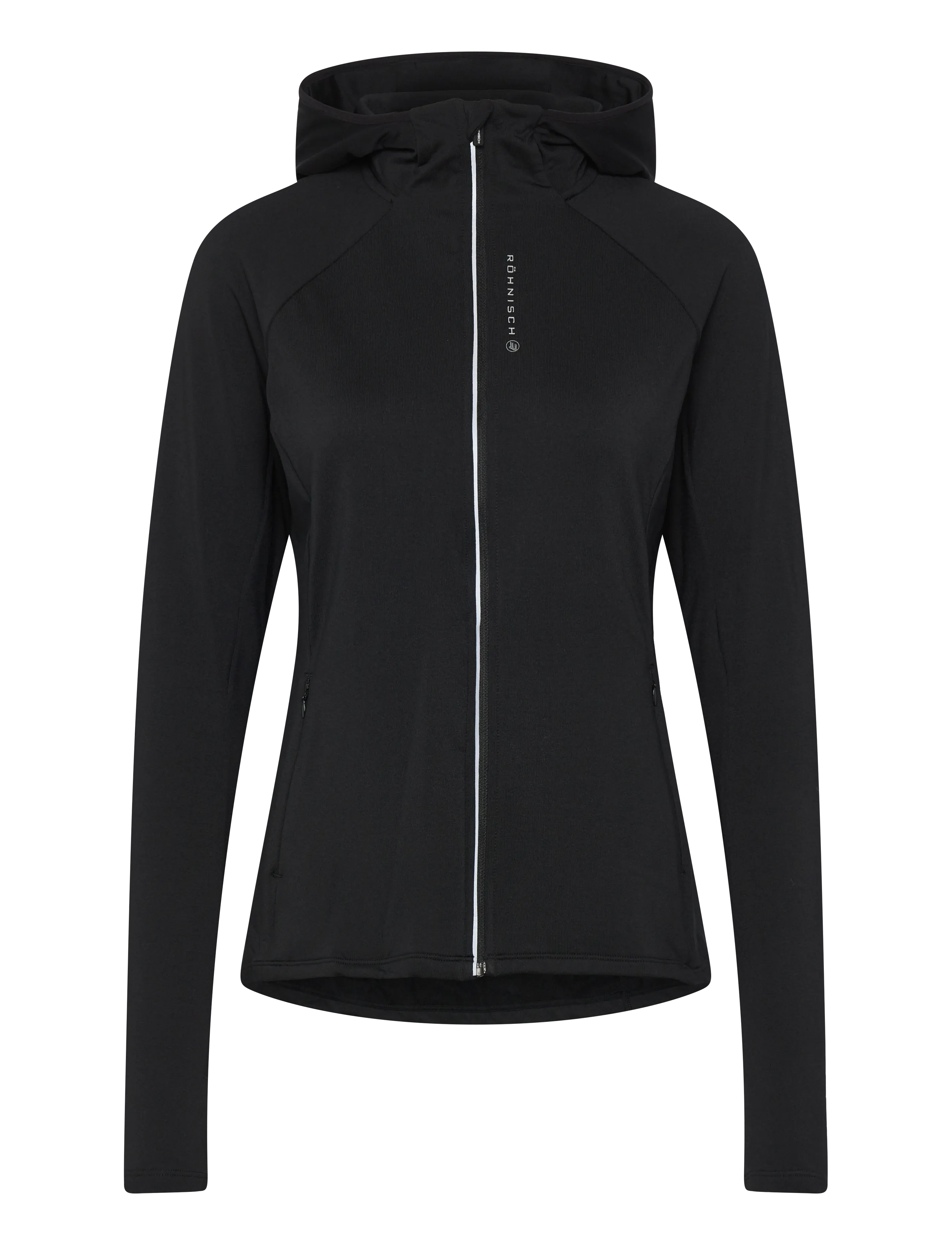 Röhnisch Insulate Thermo Hood Fullzip - Sweatshirts - BLACK / black