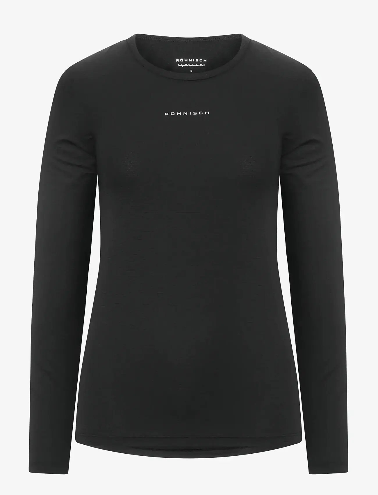 Röhnisch - Jacquard LS Top - pikkade varrukatega alussärgid - black - 1