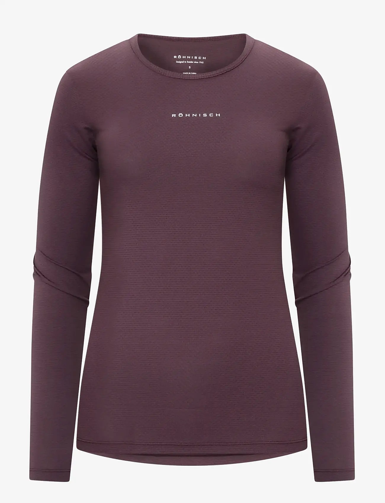 Röhnisch - Jacquard LS Top - pikkade varrukatega alussärgid - huckleberry - 0