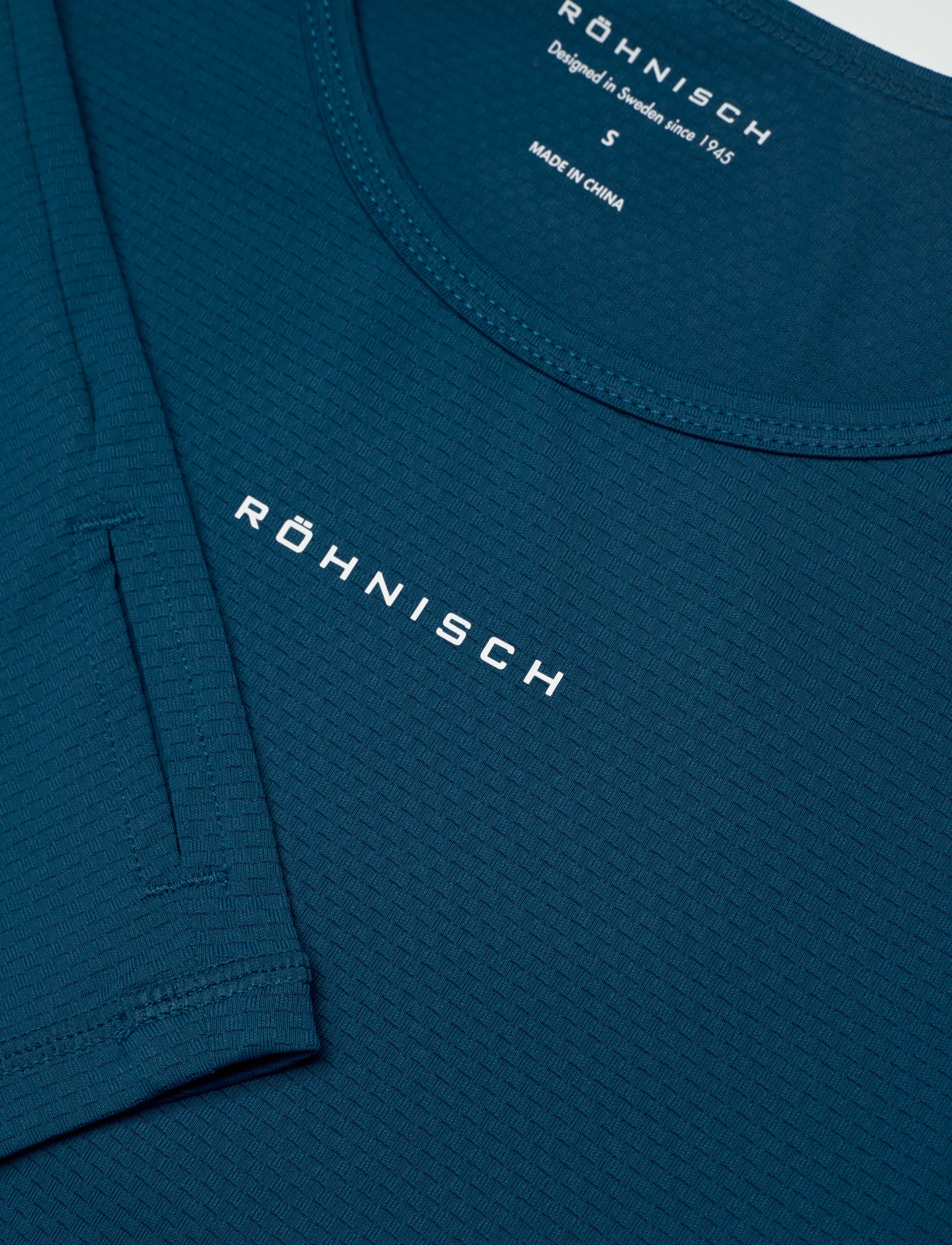 Röhnisch - Jacquard LS Top - pikkade varrukatega alussärgid - legion blue - 2
