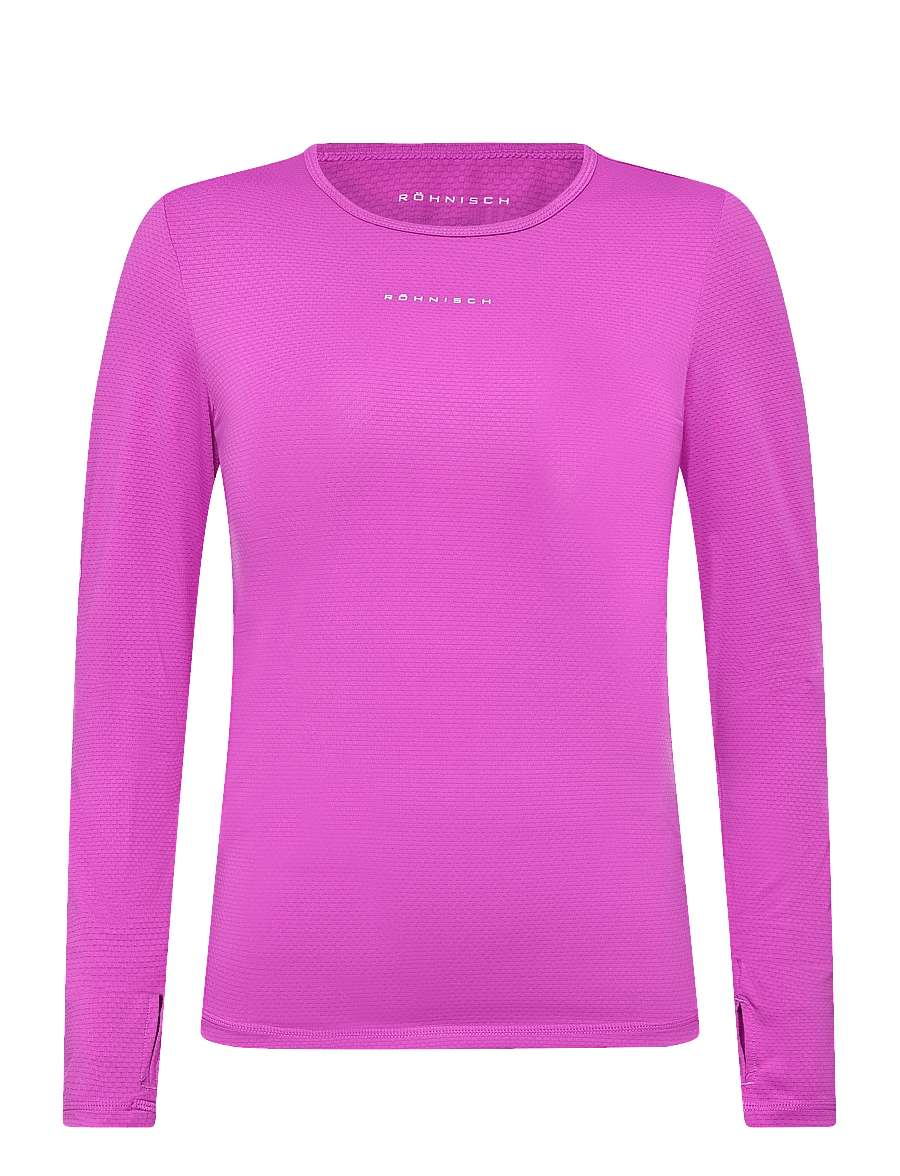Röhnisch - Jacquard LS Top - langarmshirts - purple cactus flower - 0