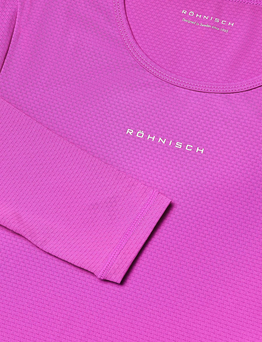 Röhnisch - Jacquard LS Top - langarmshirts - purple cactus flower - 2