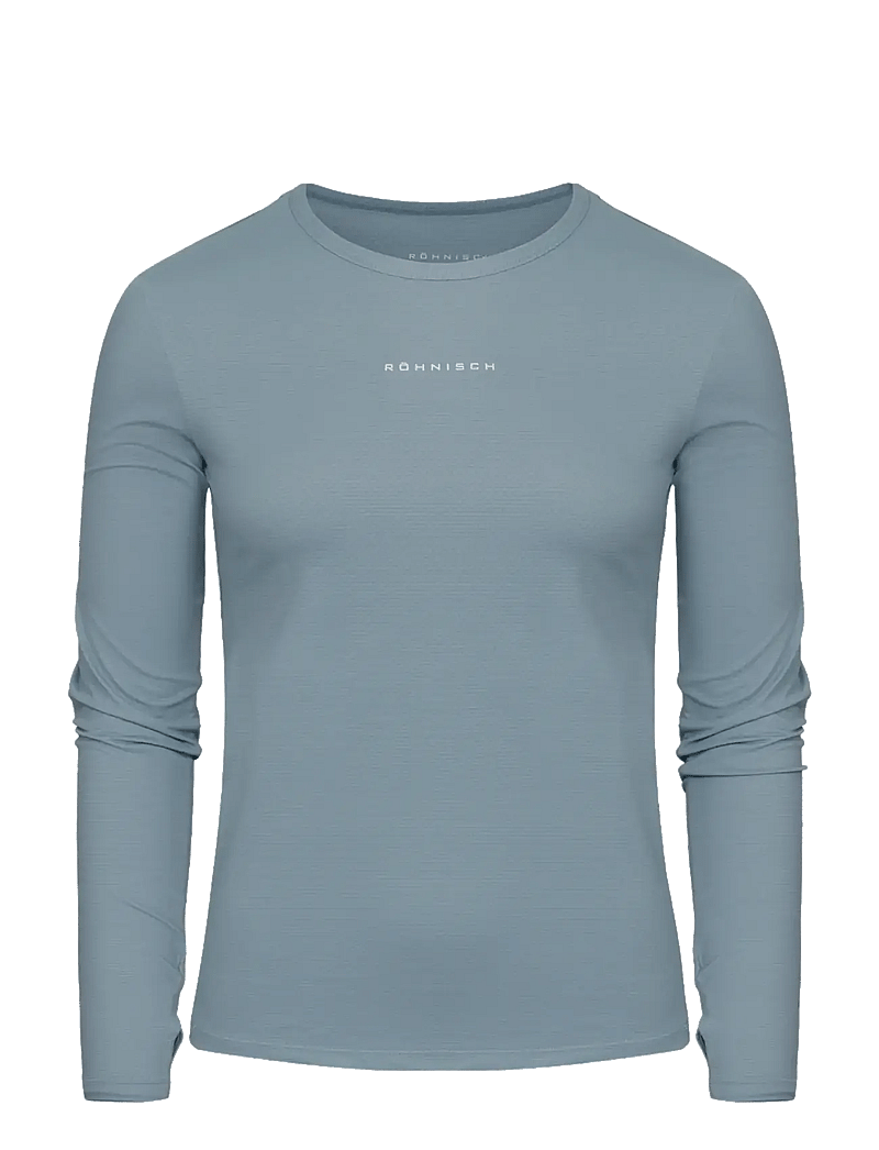 Röhnisch - Jacquard LS Top - pitkähihaiset t-paidat - stormy sea - 1