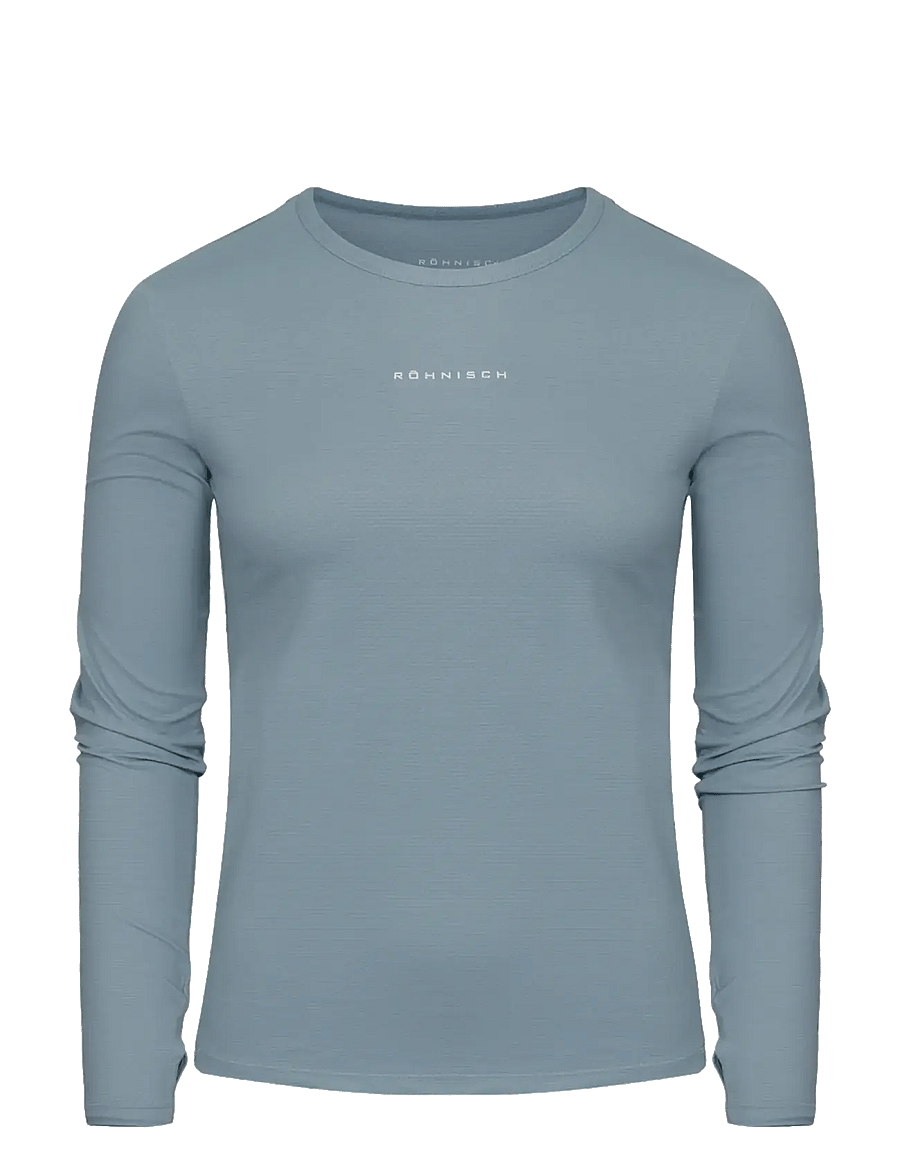 Röhnisch - Jacquard LS Top - langarmshirts - stormy sea - 1