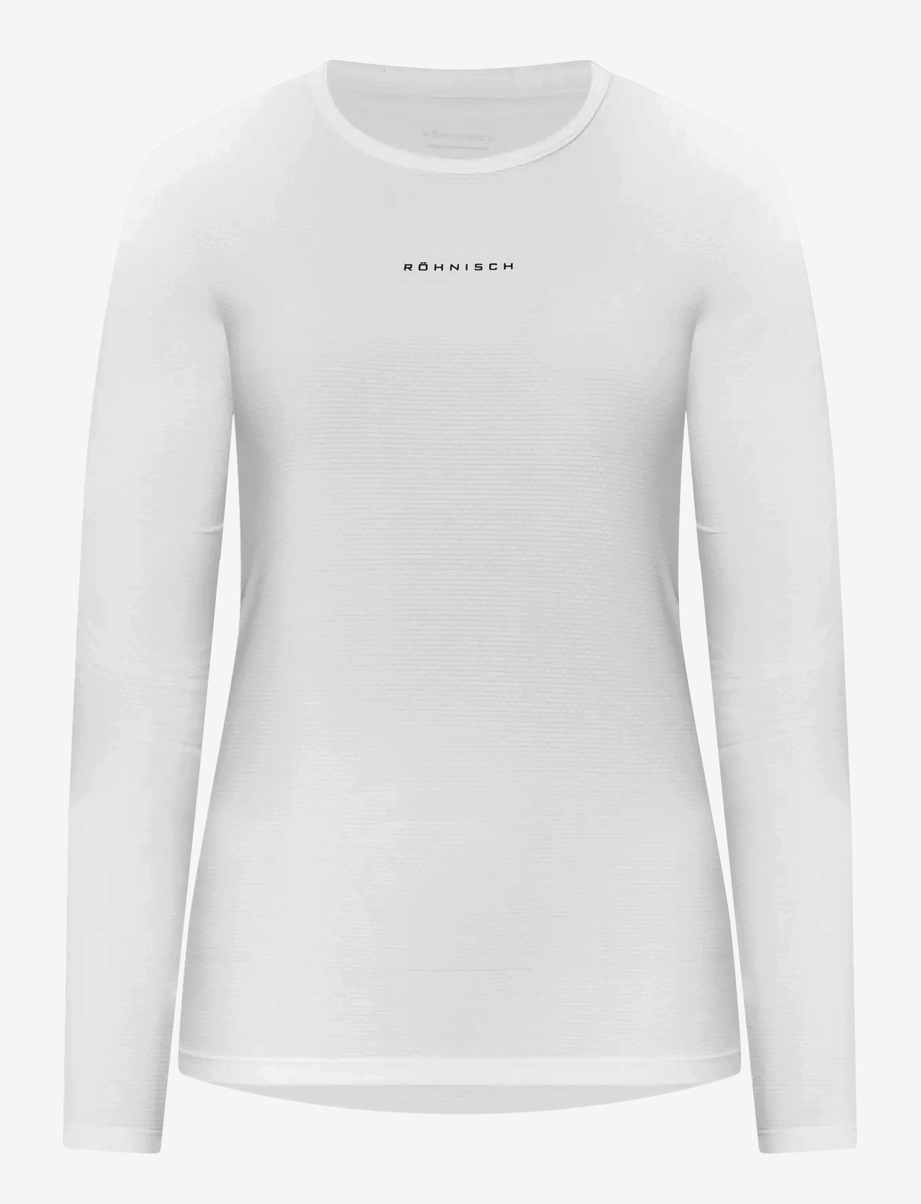 Röhnisch - Jacquard LS Top - langarmshirts - white - 1