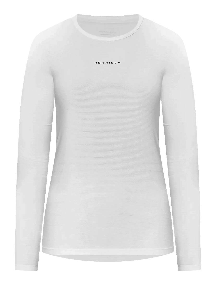 Röhnisch - Jacquard LS Top - långärmade tröjor - white - 1