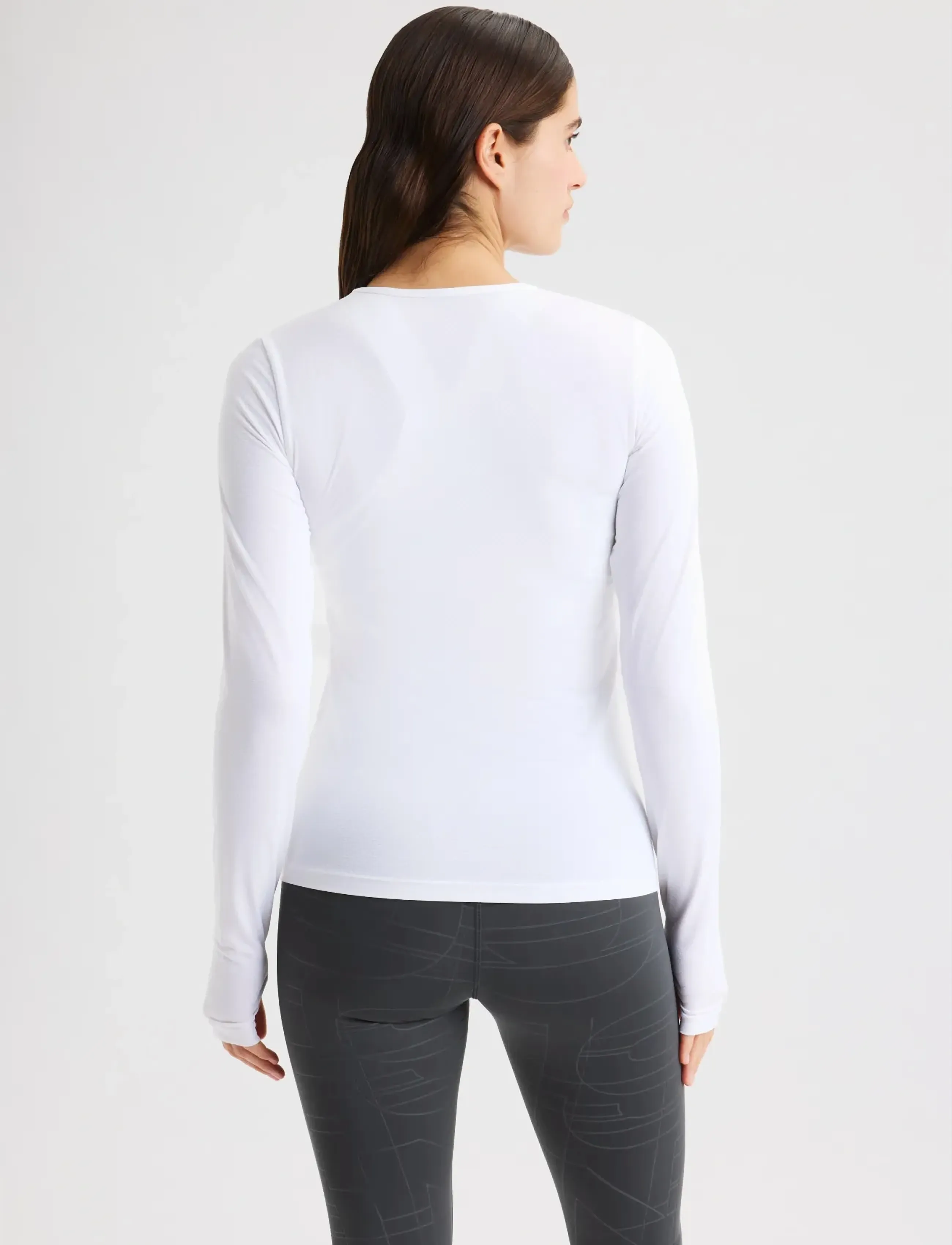 Röhnisch - Jacquard LS Top - långärmade tröjor - white - 3