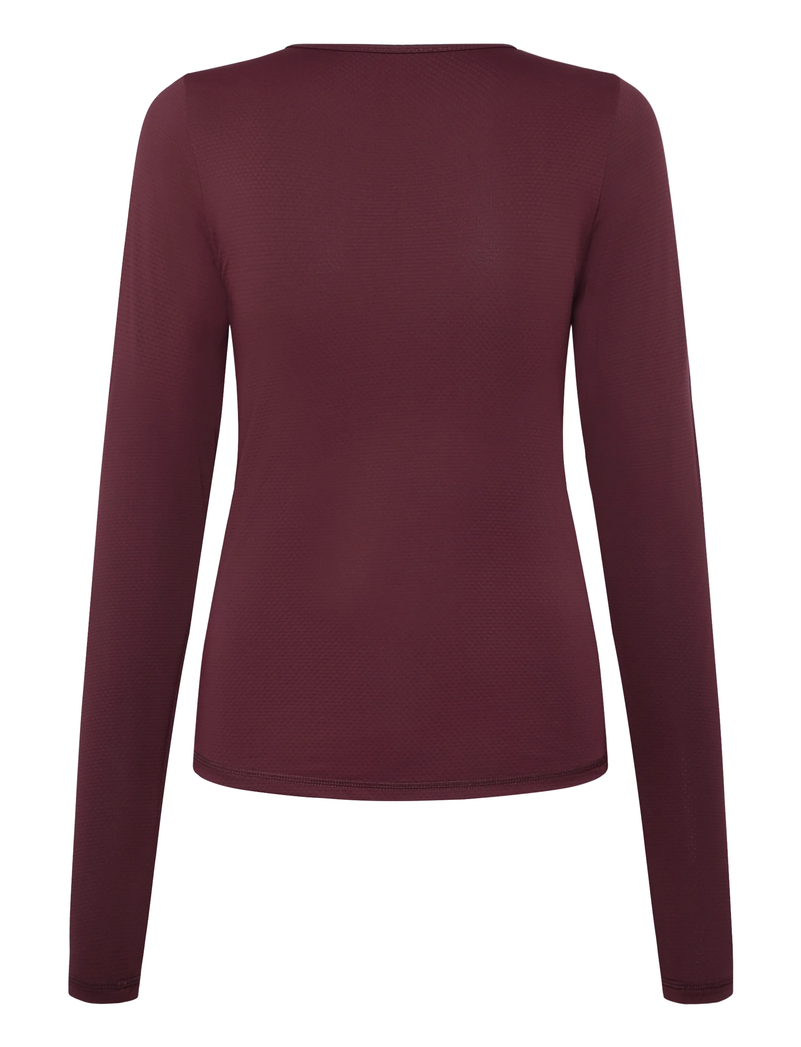 Röhnisch - Jacquard LS Top - långärmade tröjor - winetasting - 2