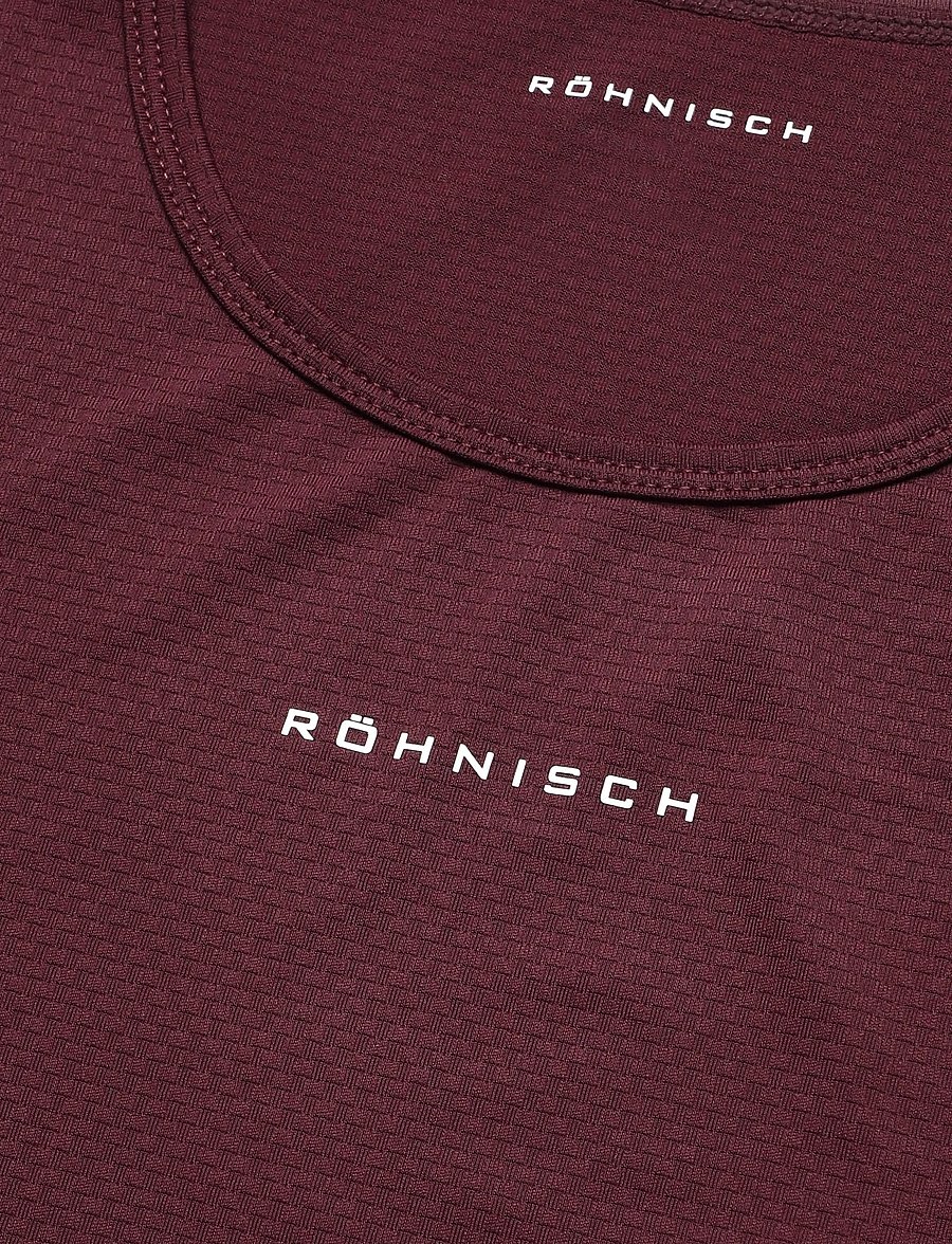 Röhnisch - Jacquard LS Top - långärmade tröjor - winetasting - 4