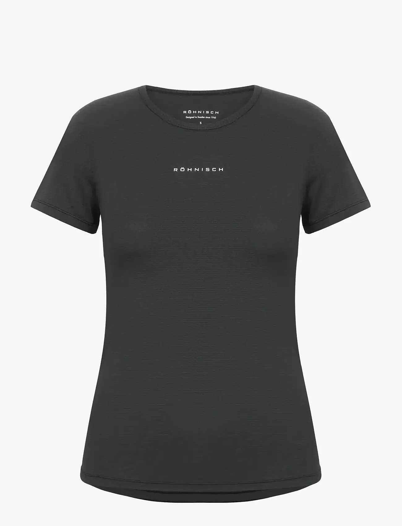 Röhnisch - Jacquard SS Top - t-särgid - black - 1