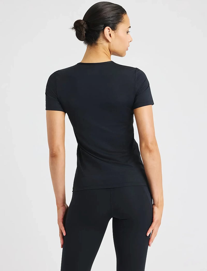 Röhnisch - Jacquard SS Top - t-särgid - black - 2