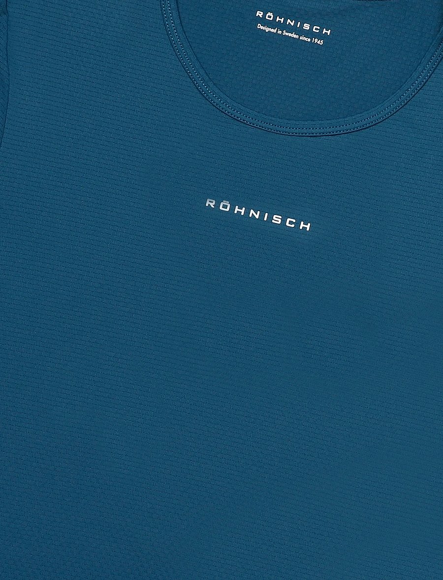 Röhnisch - Jacquard SS Top - t-shirts - legion blue - 2