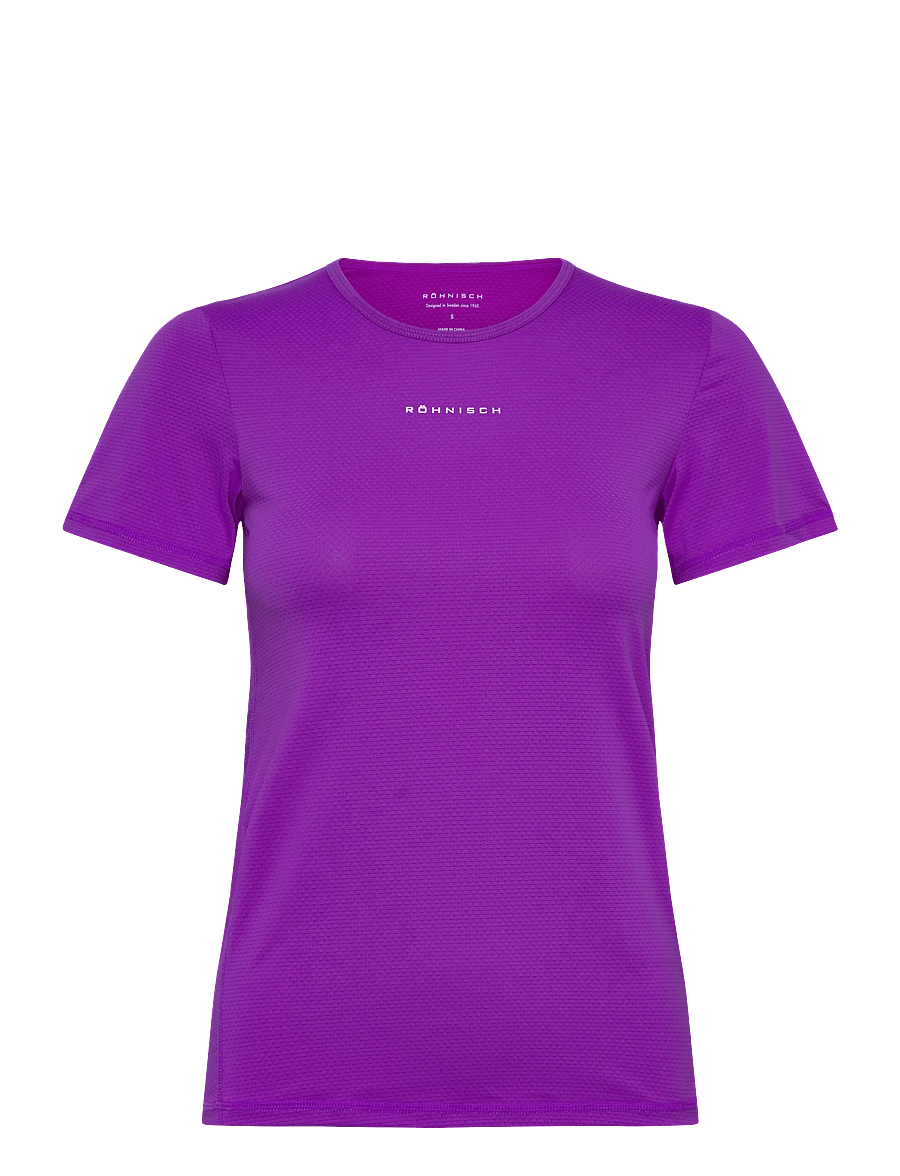 Röhnisch - Jacquard SS Top - t-särgid - purple cactus flower - 0