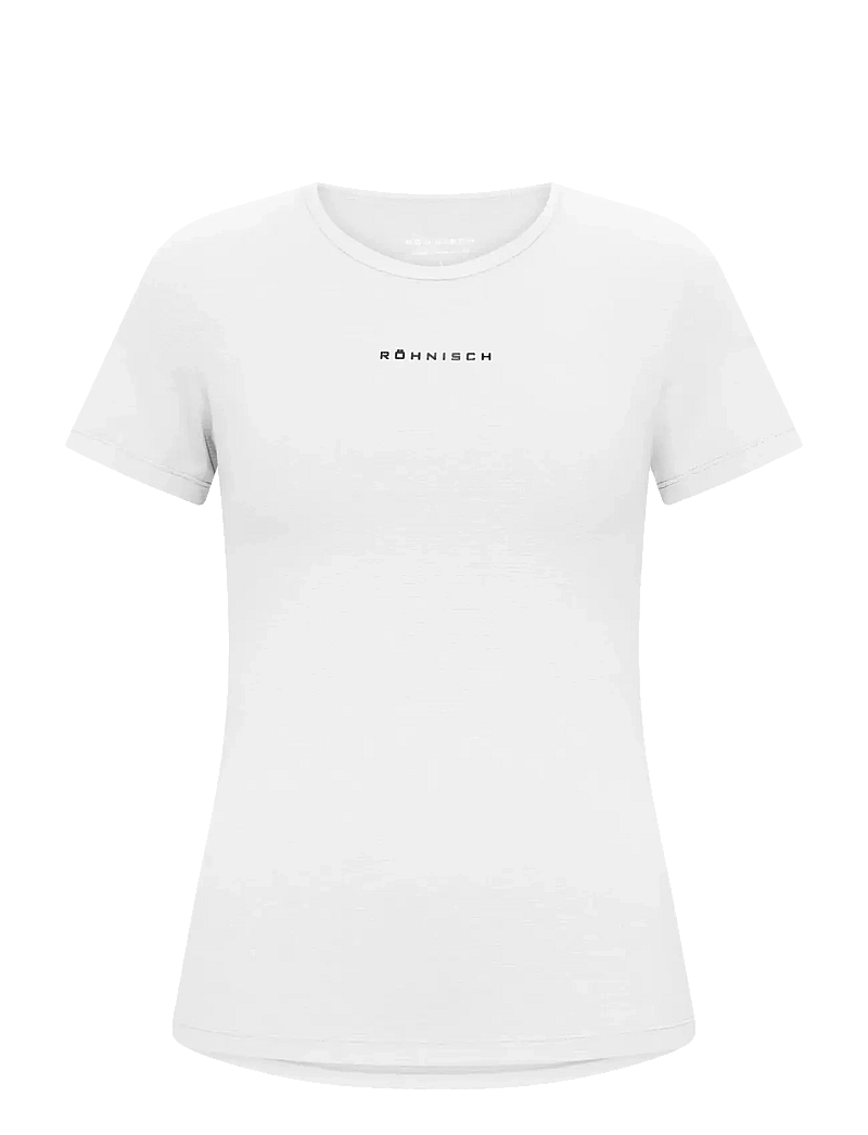 Röhnisch - Jacquard SS Top - t-shirts - white - 1