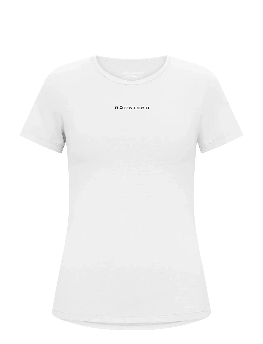Röhnisch - Jacquard SS Top - t-shirts - white - 1