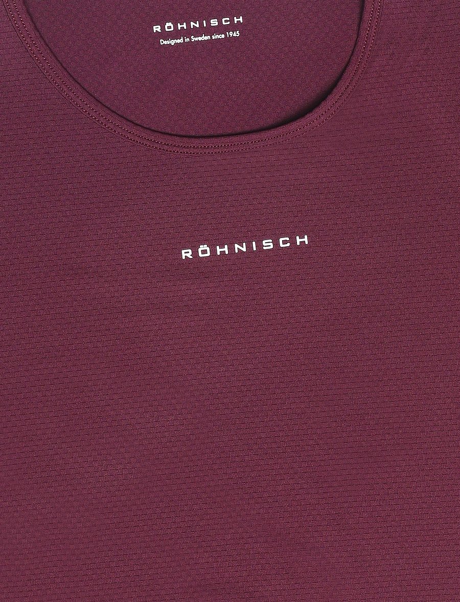 Röhnisch - Jacquard SS Top - t-shirts - winetasting - 2