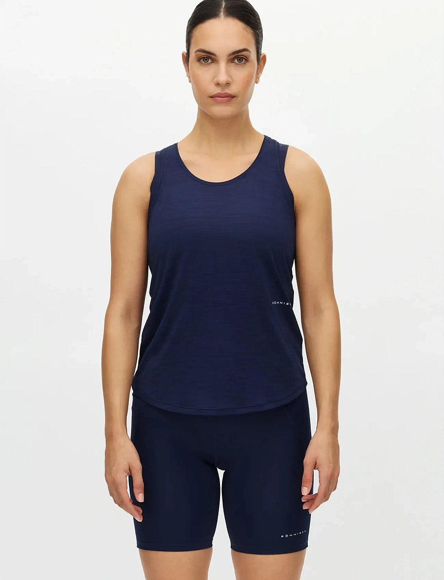 Röhnisch - Motion Racerback Tank - tank tops - indigo - 0