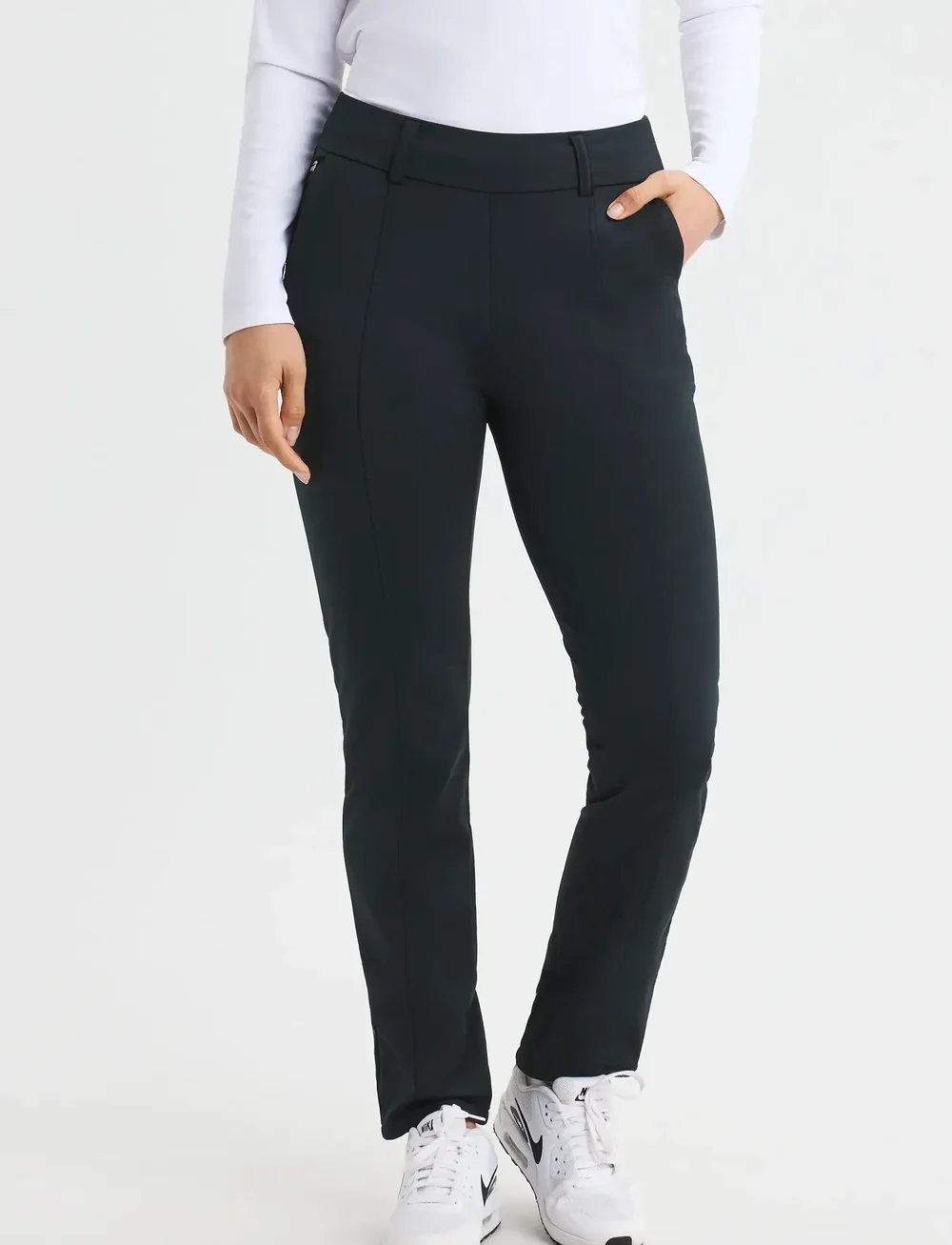 Röhnisch - Thermal stretch pull on pants - golfipüksid - black - 0