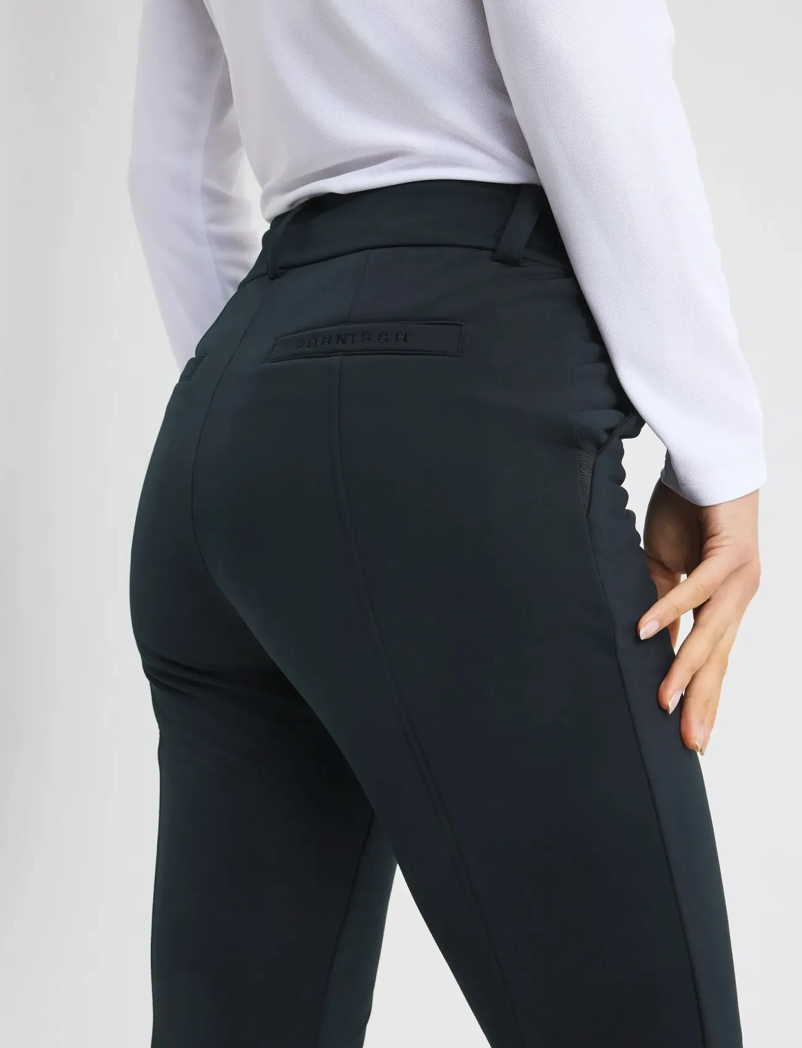 Röhnisch - Thermal stretch pull on pants - golfbyxor - black - 2