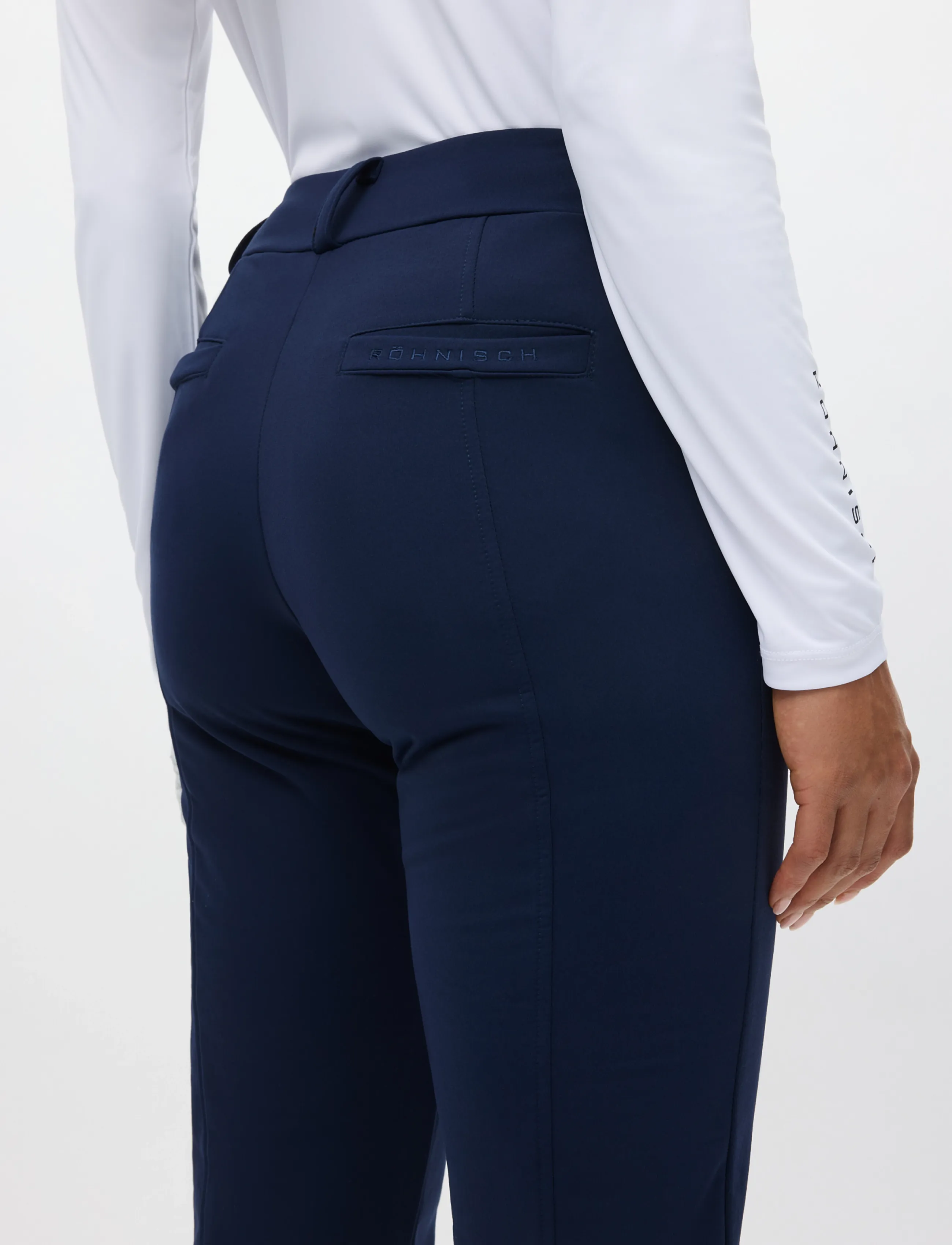 Röhnisch - Thermal stretch pull on pants - herbstersparnisse - navy - 3