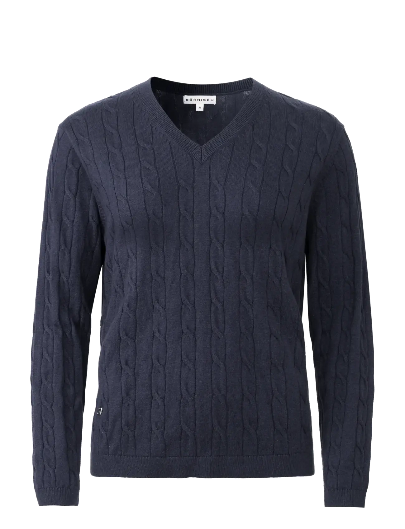 Röhnisch Knitted wool mix sweater - Kläder - NAVY / navy