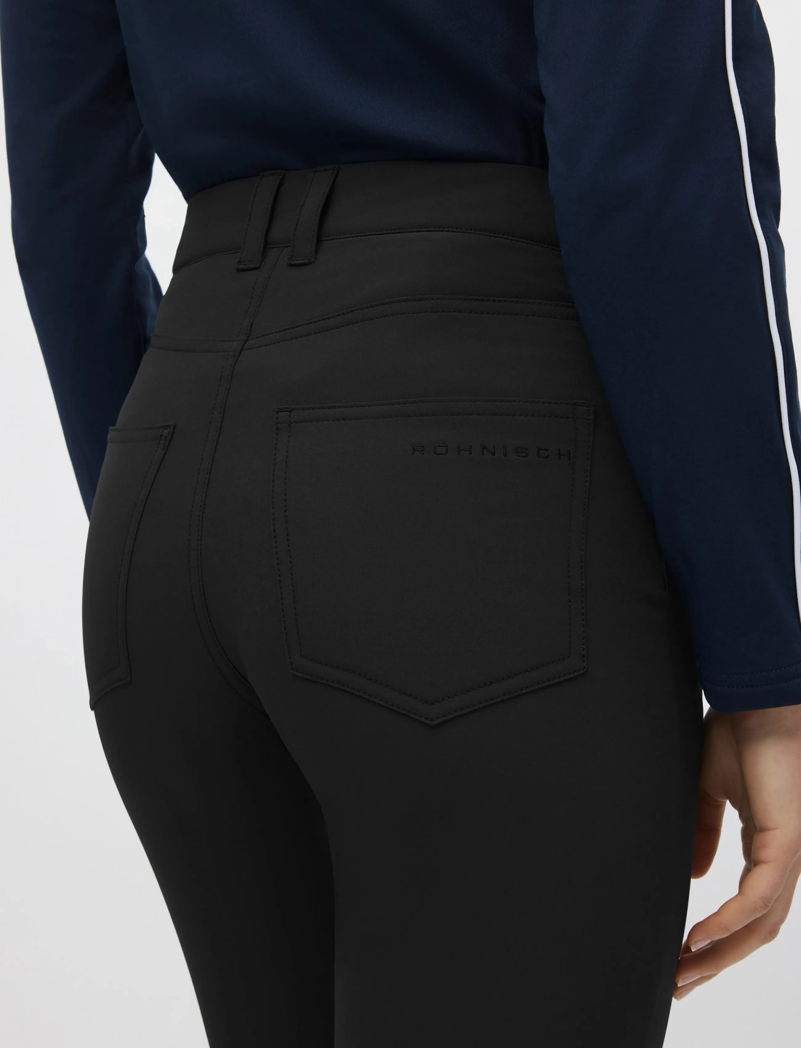 Röhnisch - Chie Brushed Pant 32 - joggingbukser - black - 4