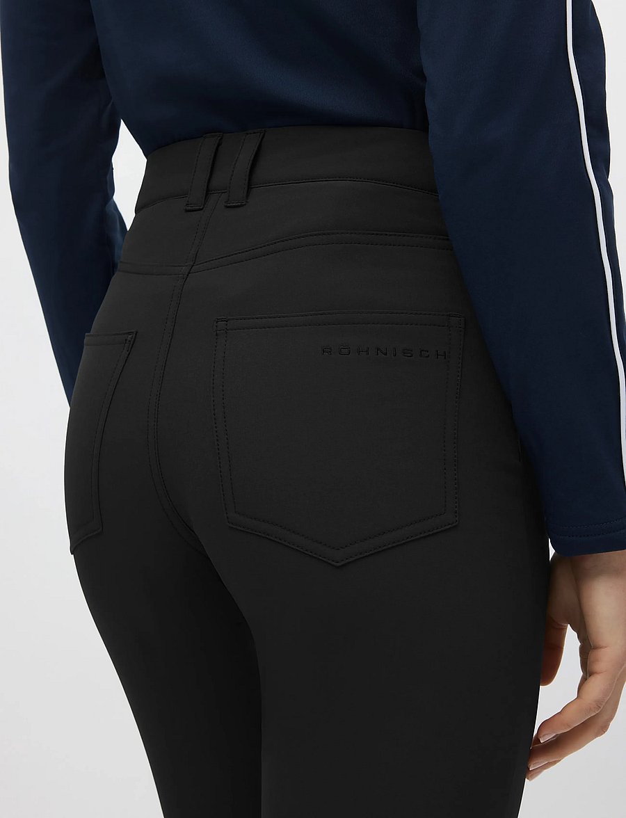 Röhnisch - Chie Brushed Pant 32 - black - 4