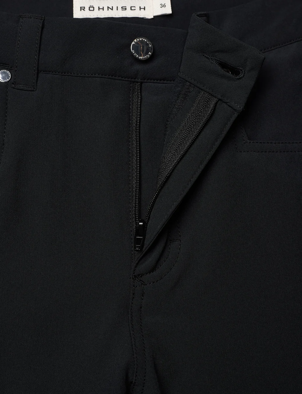 Röhnisch - Chie Brushed Pant 32 - golfbukser - black - 3