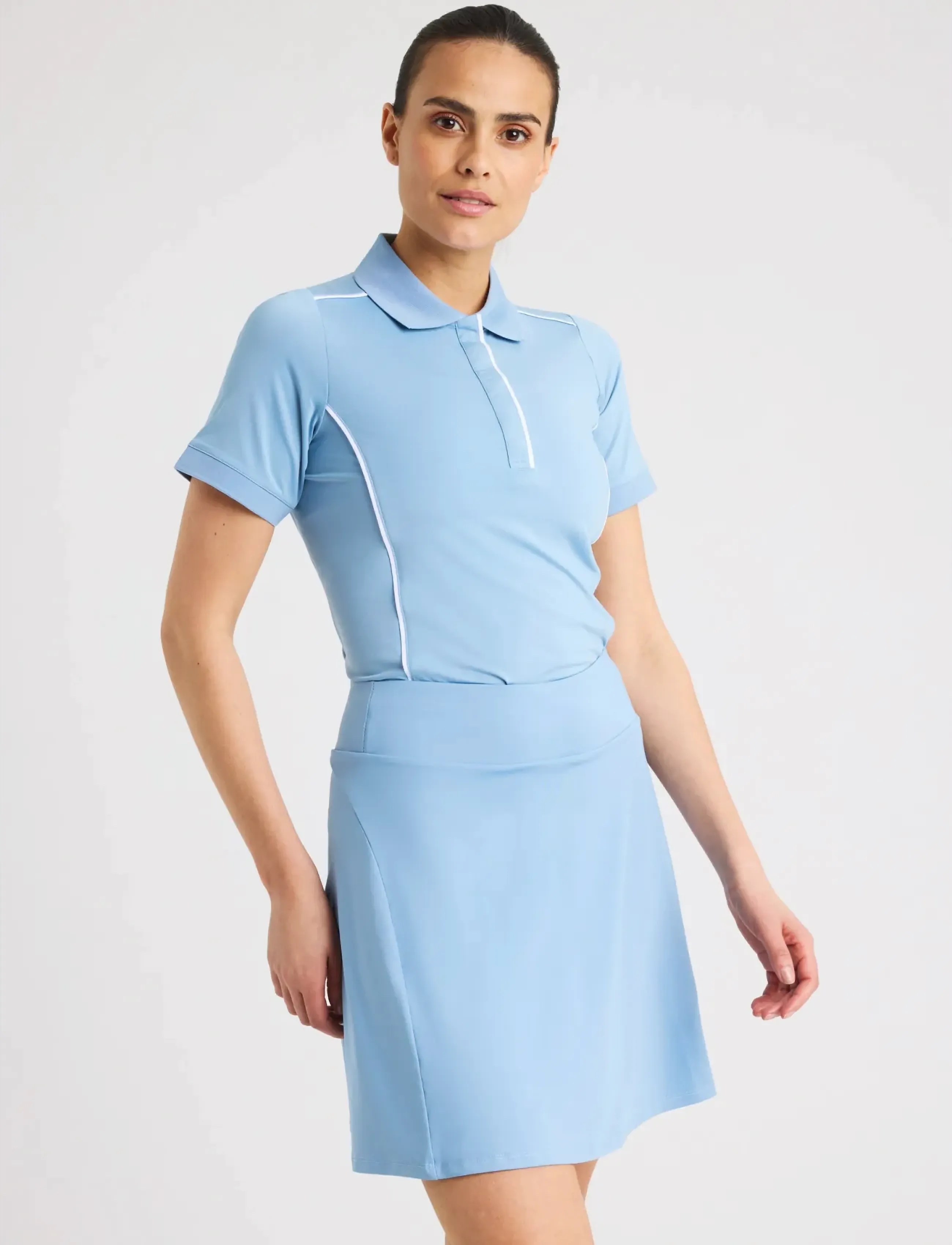 Röhnisch - Direction short sleeve Poloshirt - polos - dove blue - 2