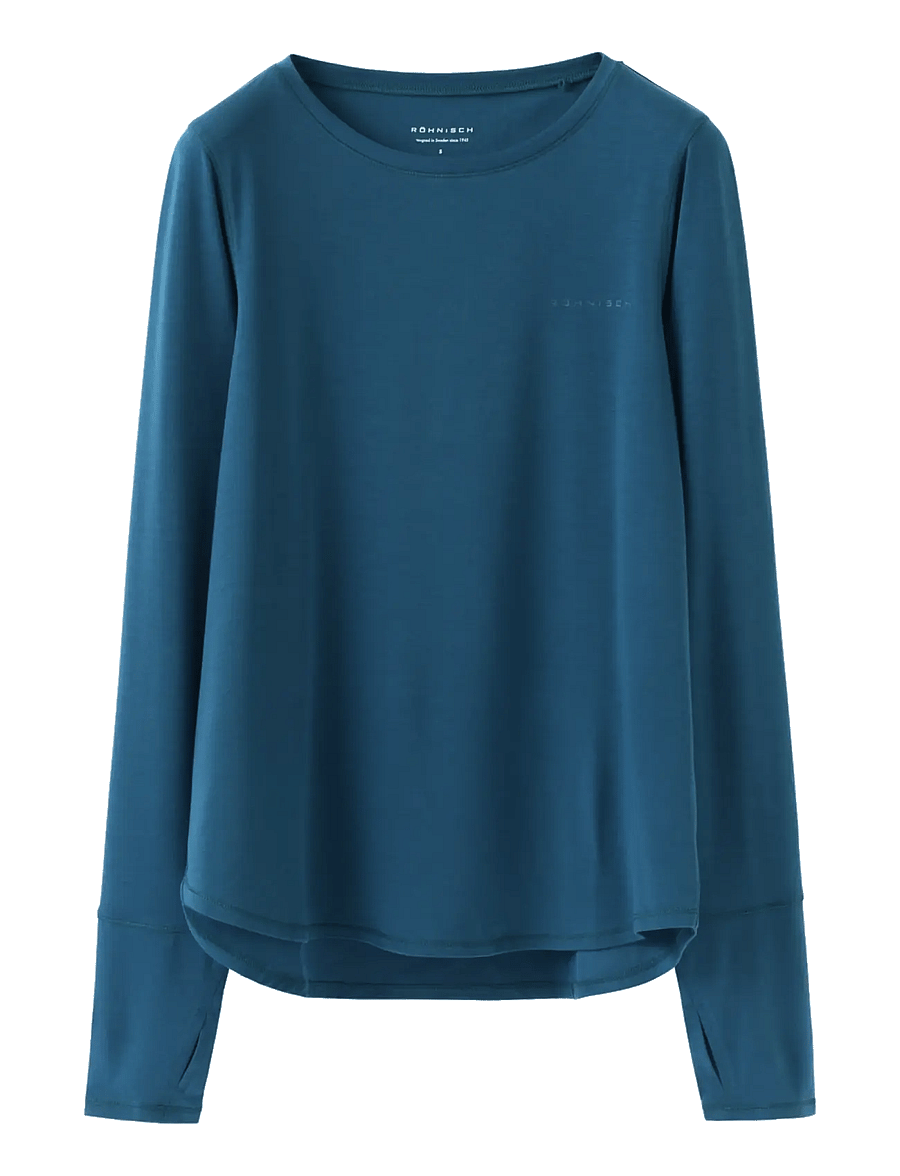 Röhnisch - Clara Long Sleeve - langarmshirts - legion blue - 0