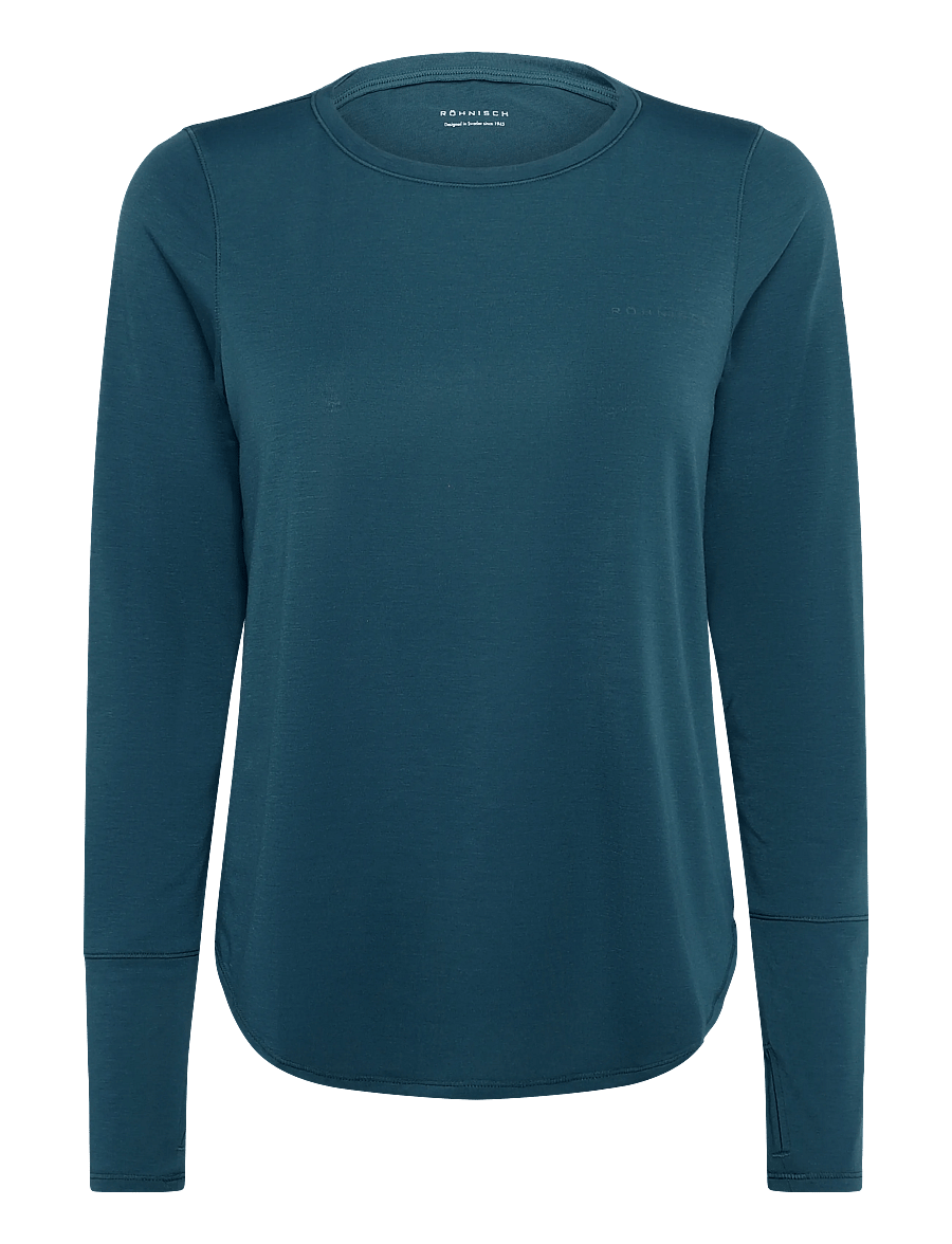 Röhnisch - Clara Long Sleeve - langærmede t-shirts - legion blue - 0