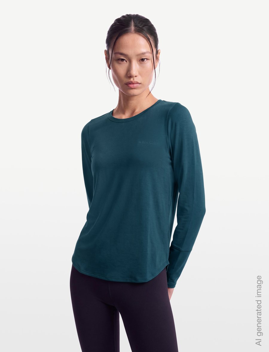 Röhnisch - Clara Long Sleeve - langarmshirts - legion blue - 3