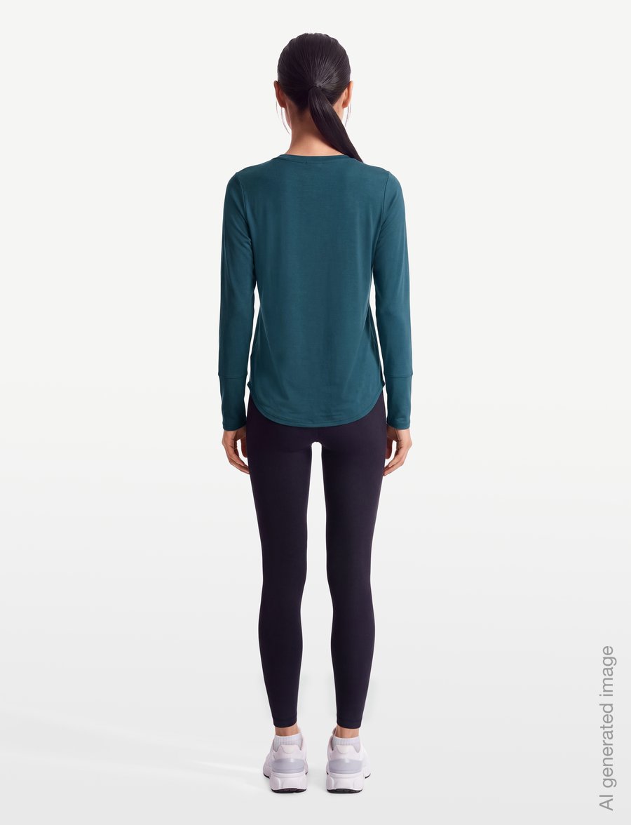 Röhnisch - Clara Long Sleeve - langarmshirts - legion blue - 4