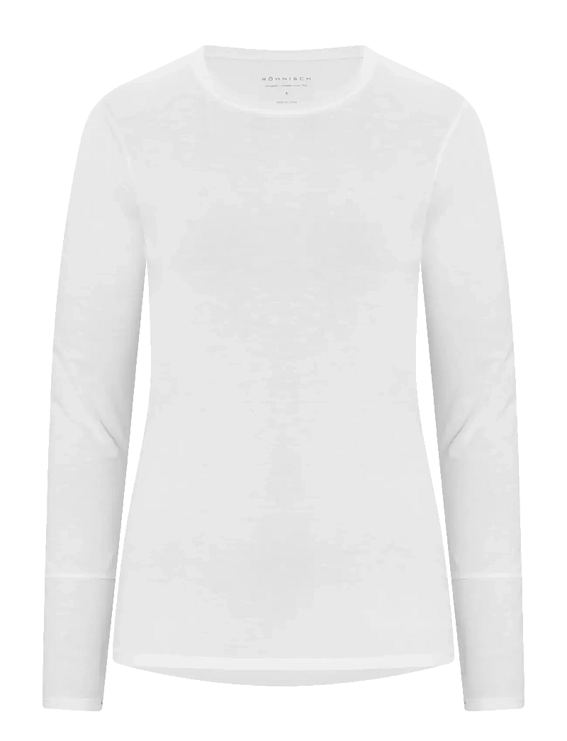 Röhnisch - Clara Long Sleeve - långärmade tröjor - white - 1