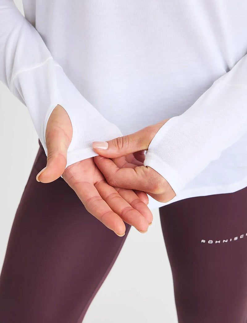 Röhnisch - Clara Long Sleeve - långärmade tröjor - white - 3