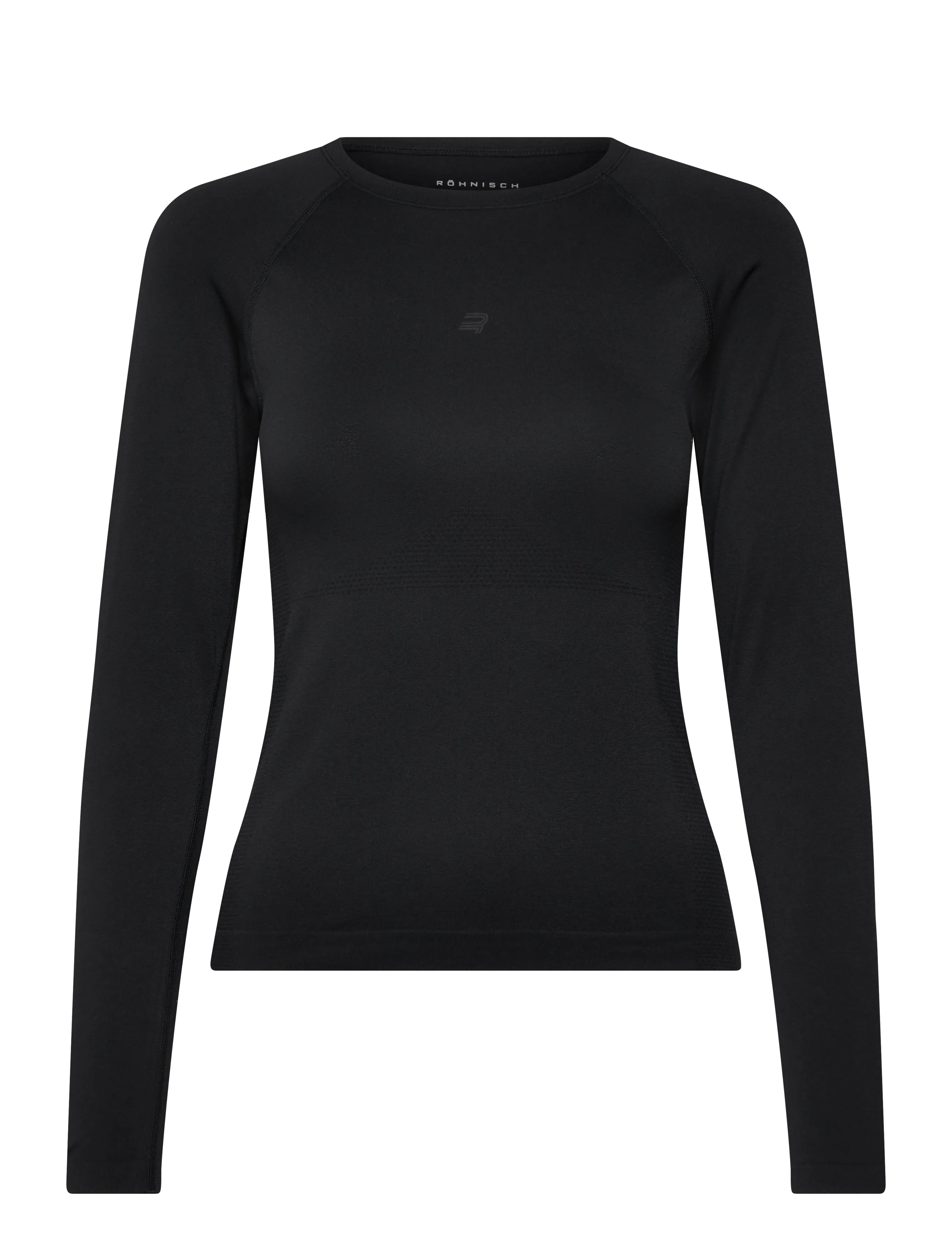 Röhnisch Seamless Flex Long Sleeve - Toppar & T-shirts - BLACK / black