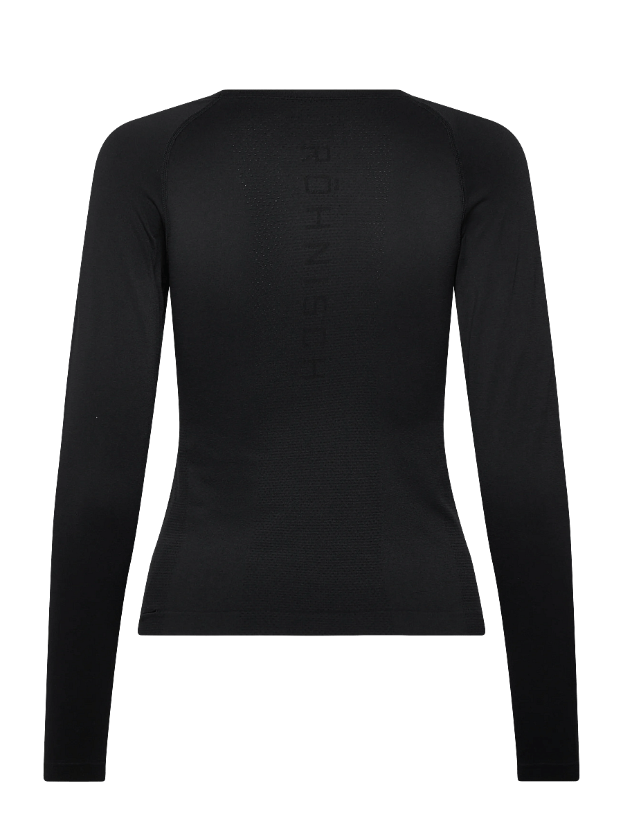 Röhnisch - Seamless Flex Long Sleeve - langærmede t-shirts - black - 1