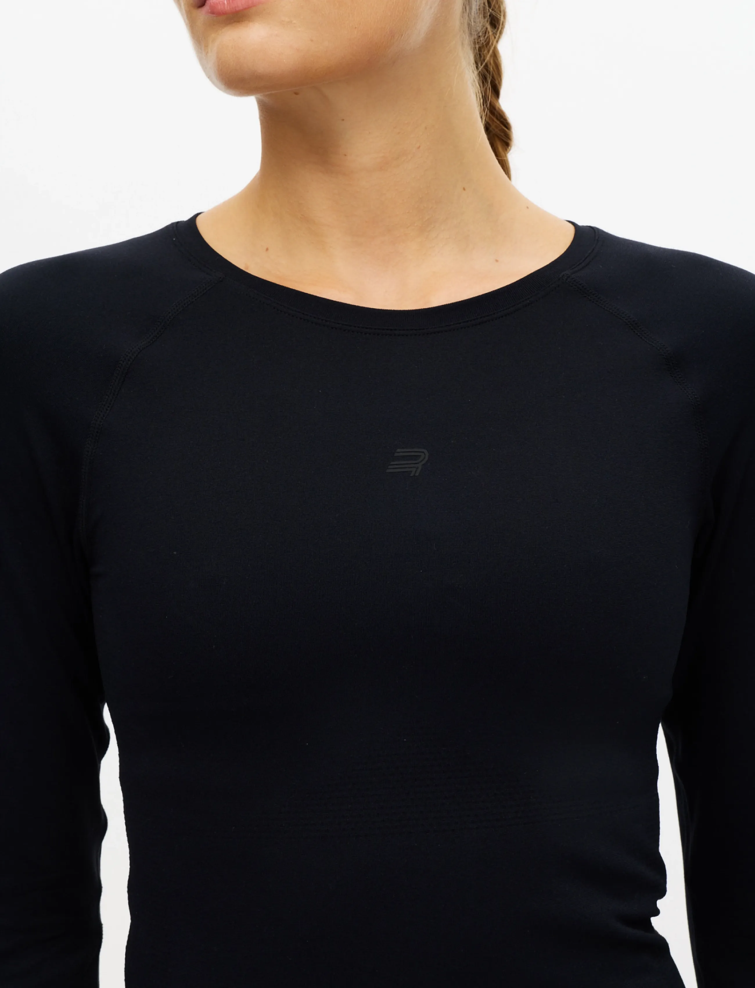 Röhnisch - Seamless Flex Long Sleeve - langarmshirts - black - 4