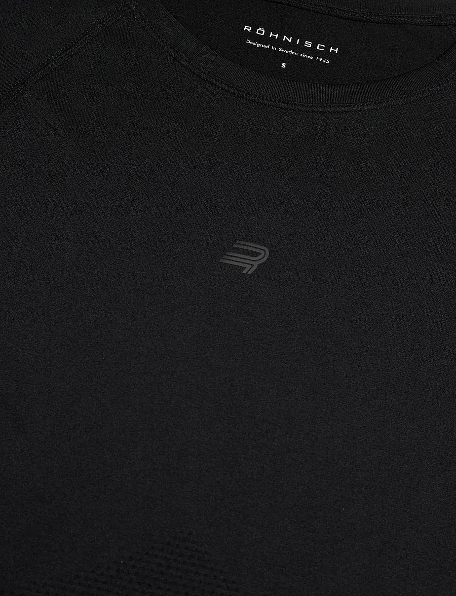 Röhnisch - Seamless Flex Long Sleeve - langærmede t-shirts - black - 2