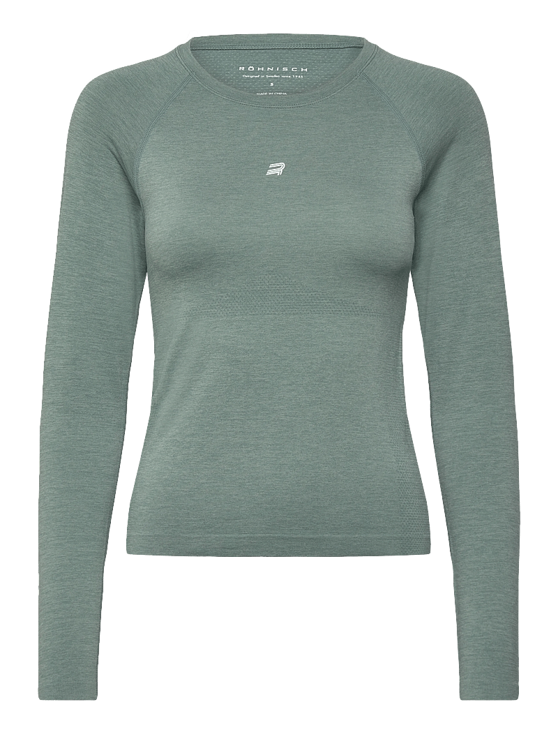 Röhnisch - Seamless Flex Long Sleeve - långärmade tröjor - stormy sea - 1