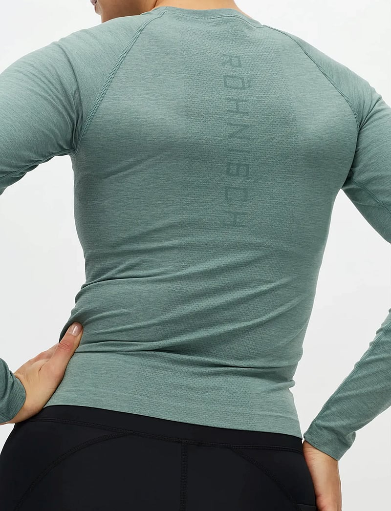Röhnisch - Seamless Flex Long Sleeve - långärmade tröjor - stormy sea - 3