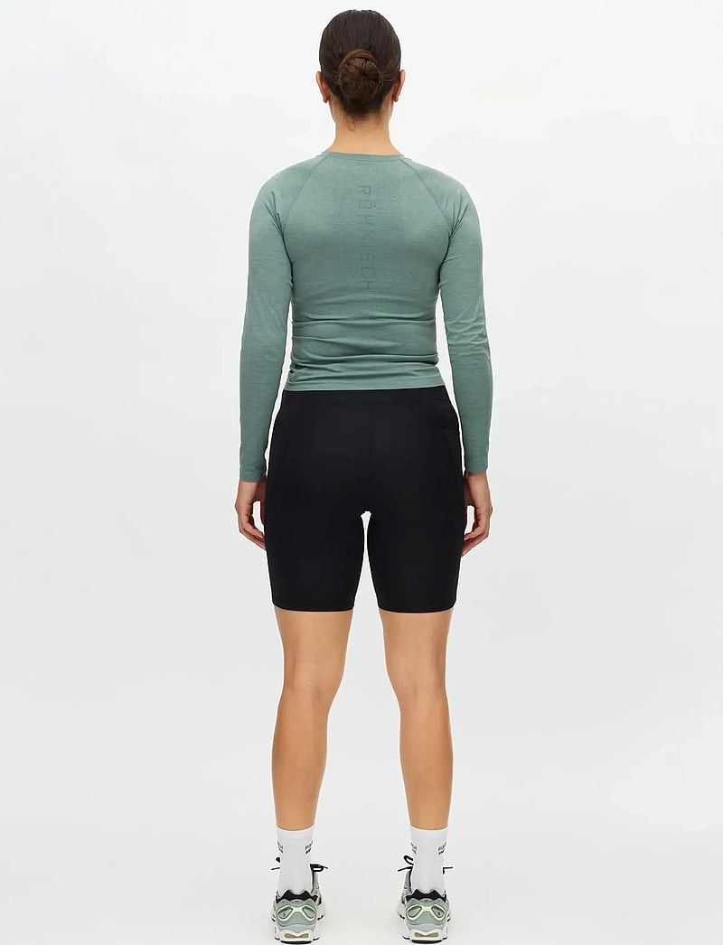 Röhnisch - Seamless Flex Long Sleeve - långärmade tröjor - stormy sea - 4