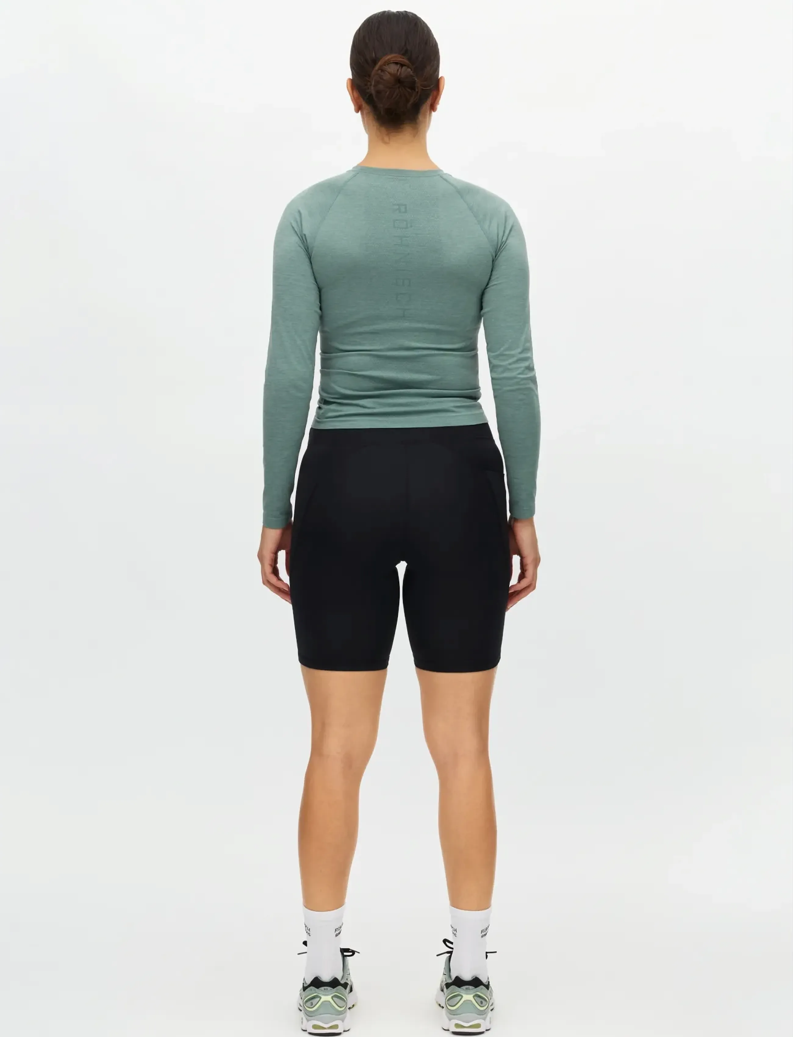 Röhnisch - Seamless Flex Long Sleeve - longsleeved tops - stormy sea - 4