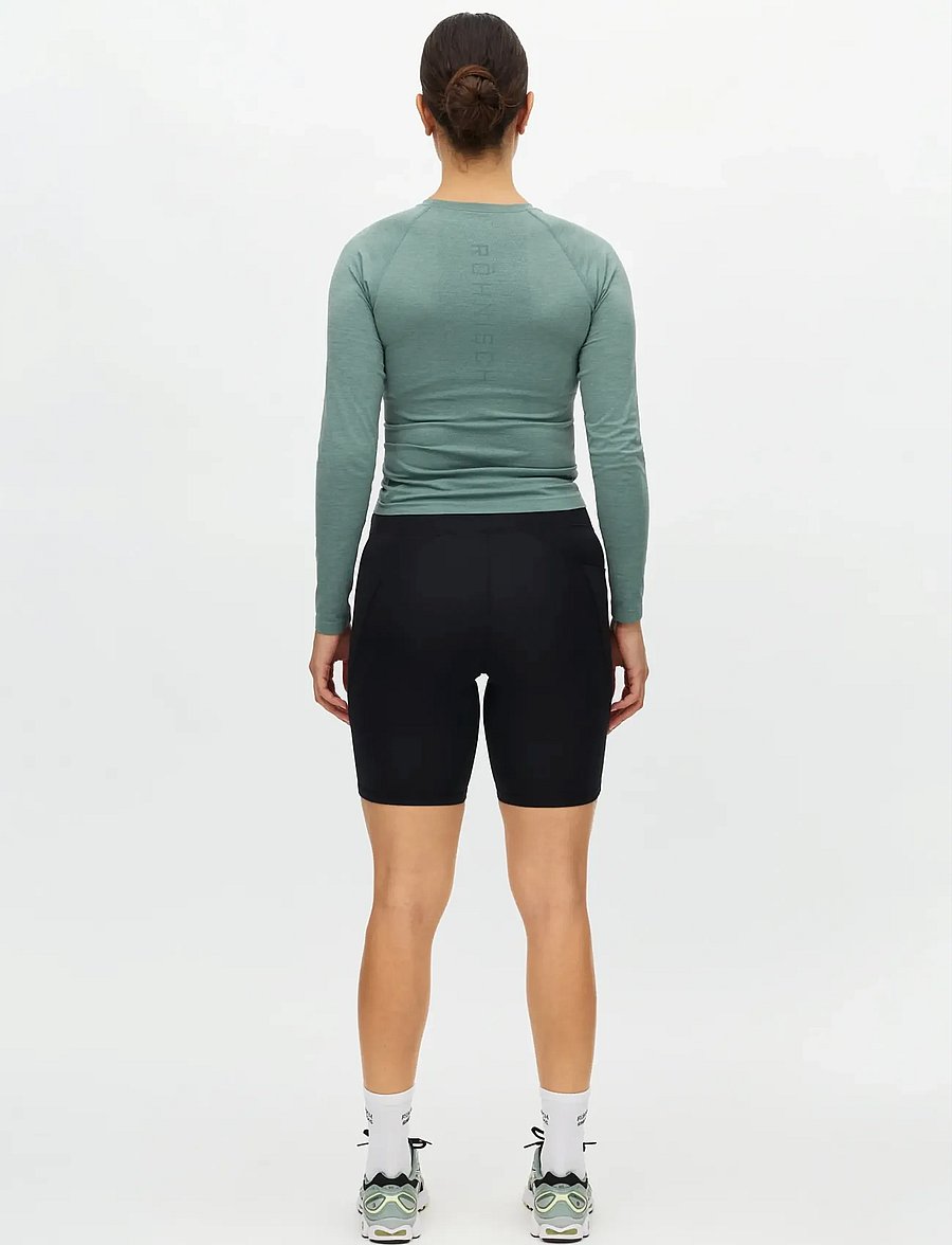 Röhnisch - Seamless Flex Long Sleeve - langarmshirts - stormy sea - 4