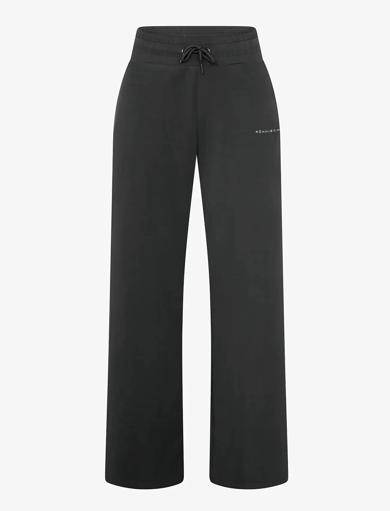 Röhnisch - Scuba Wide Track Pants - casual byxor - dark shadow - 0