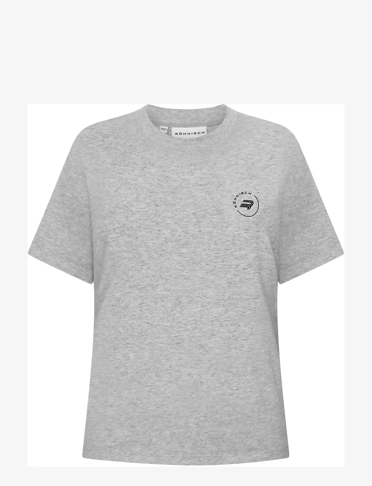 Röhnisch - Rohnisch Cotton Tee - t-shirts - grey melange - 1